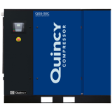 Thumbnail of Quincy QGS-50 Rotary Screw Compressor with dryer-front facing with control panel